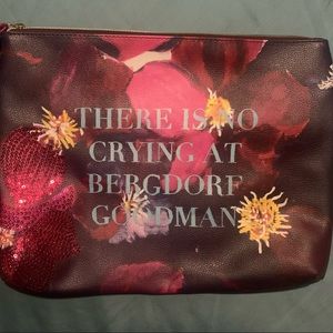 Bergdorf Goodman brand new oversized makeup bag.